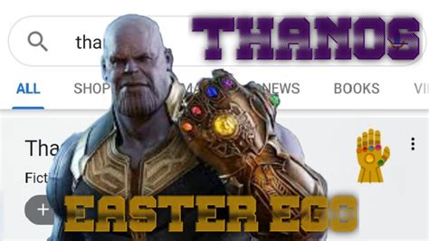 thanos snap google easter egg|thanos handschuh easter egg.